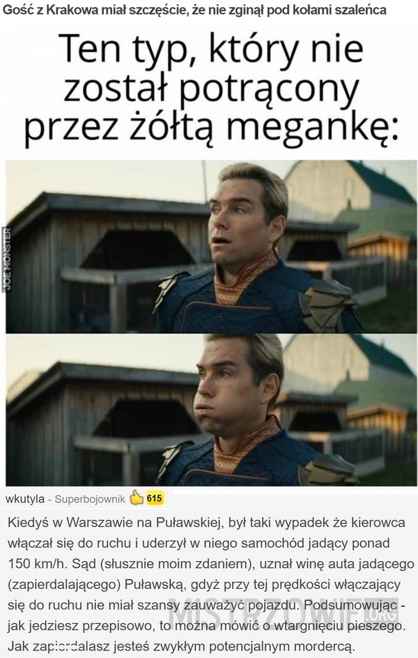 
    Gość z Krakowa miał szczęście