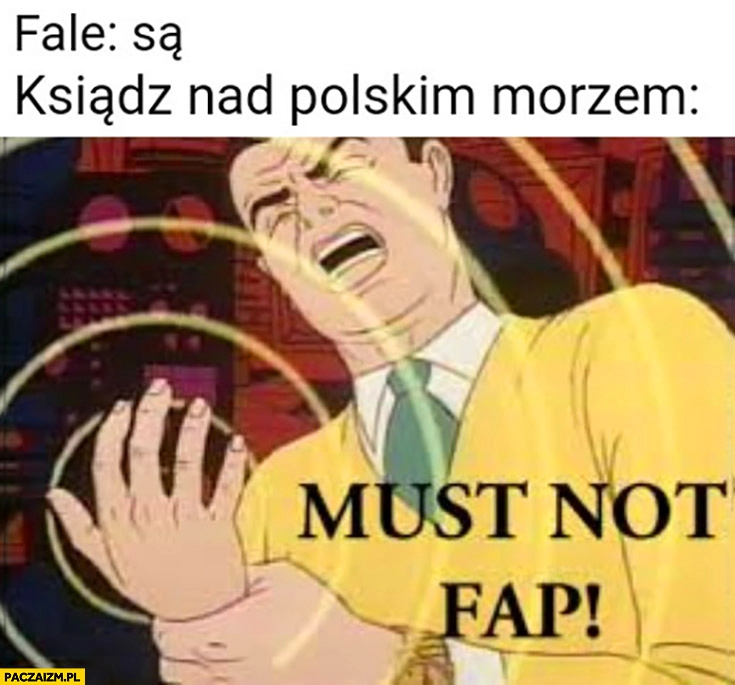 
    Fale: są, ksiądz nad polskim morzem: must not fap