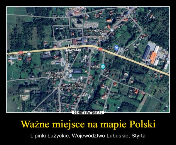 
    Ważne miejsce na mapie Polski