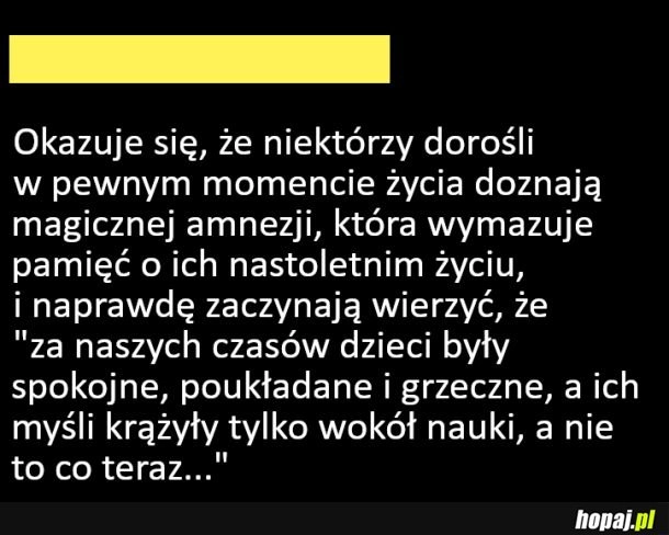 
    Amnezja u dorosłych