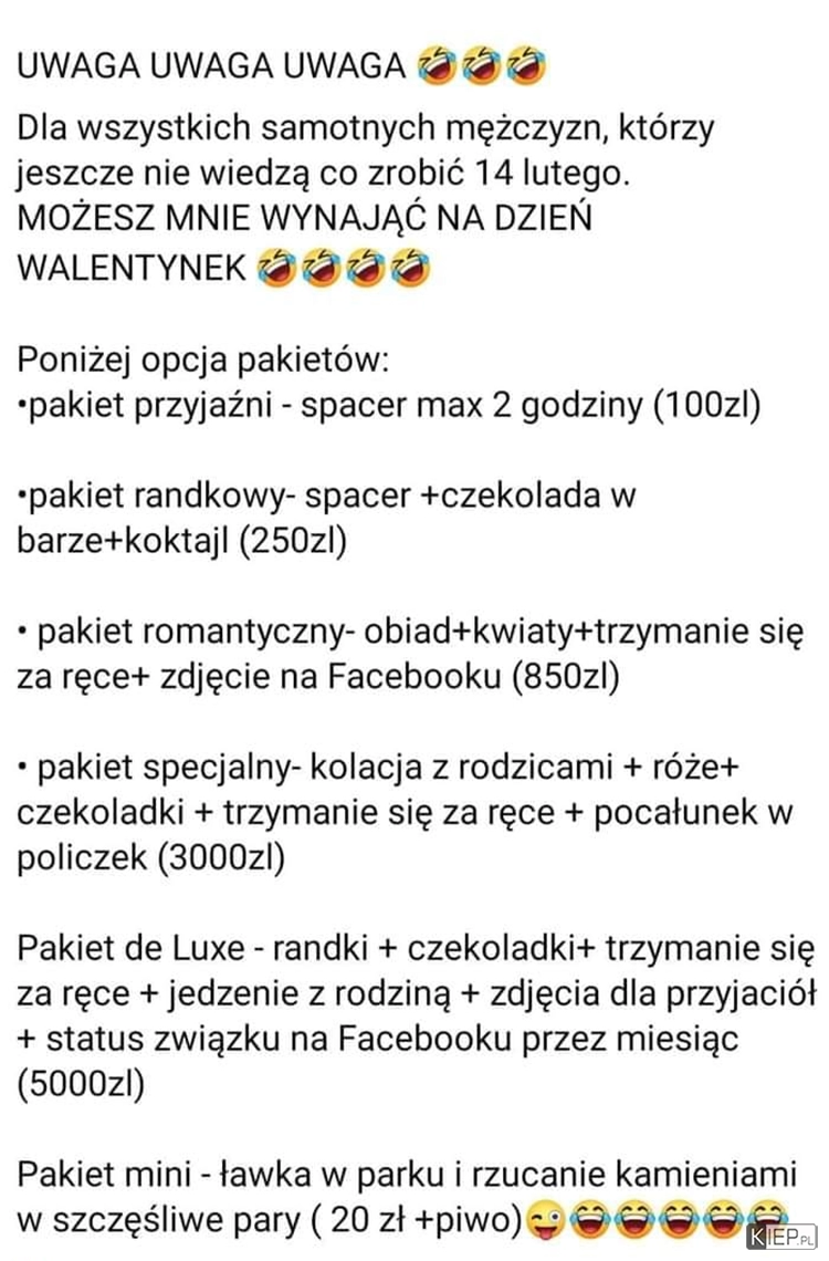 
    Wyjątkowe walentynkowe pakieciki dla każdego mężczyzny 