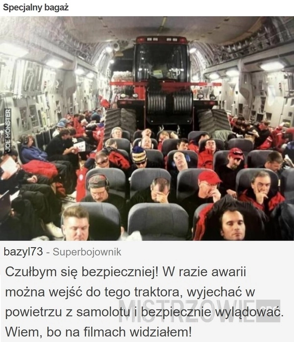 
    Specjalny bagaż