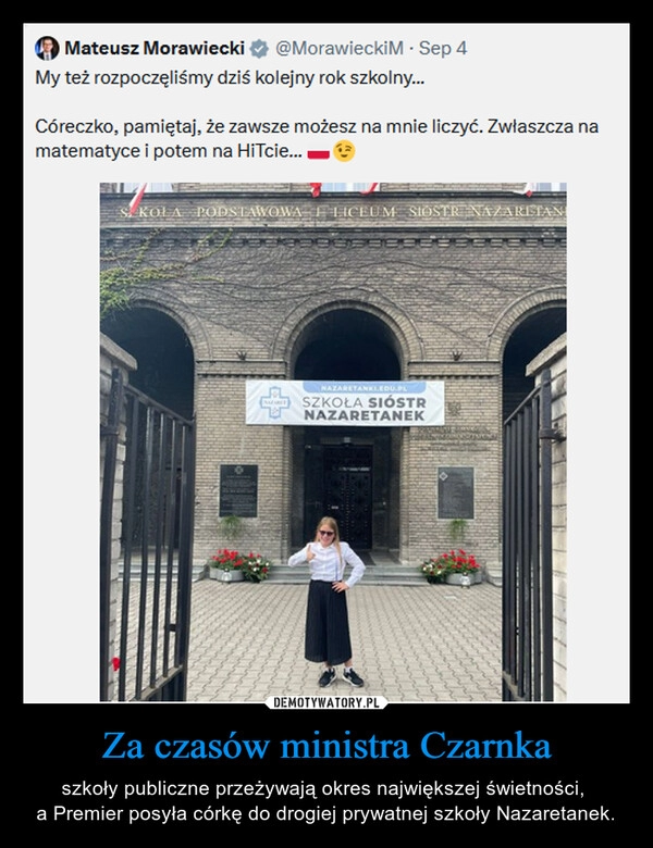 
    Za czasów ministra Czarnka