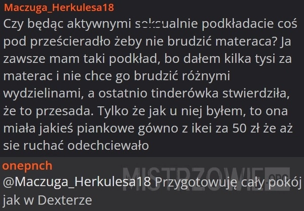 
    Prześcieradło