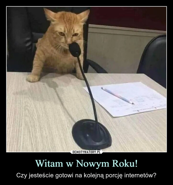 
    Witam w Nowym Roku!