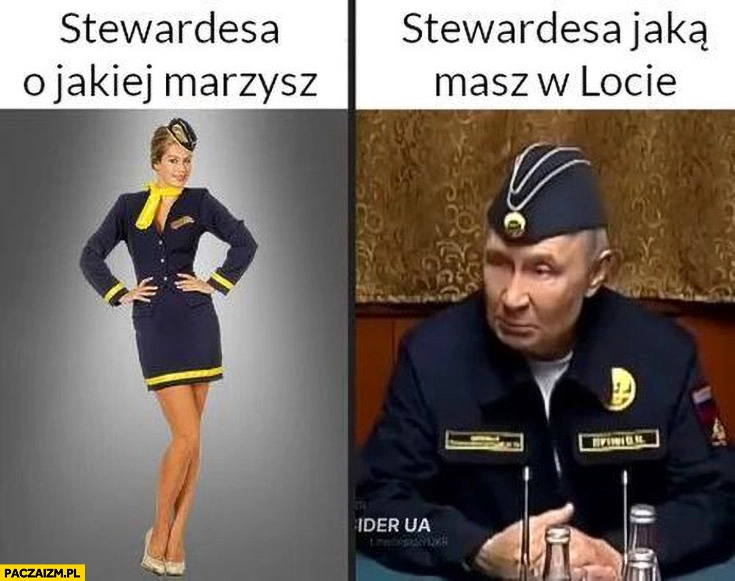 
    Stewardesa o jakiej marzysz vs stewardesa jaka masz w locie putin