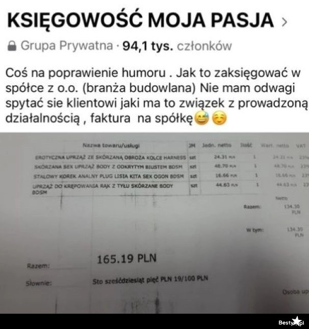 
    Z życia księgowej 