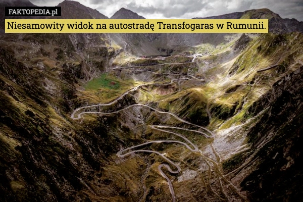 
    Niesamowity widok na autostradę Transfogaras w Rumunii.