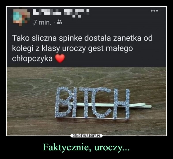 
    Faktycznie, uroczy...