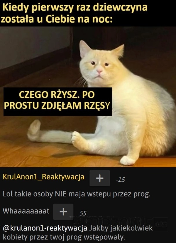 
    Kiedy ona pierwszy raz u Ciebie nocuje