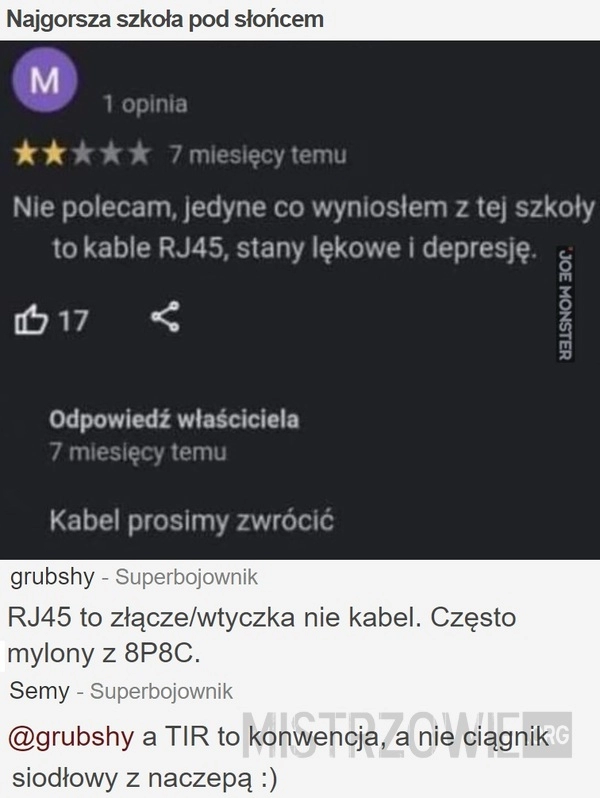 
    Najgorsza szkoła pod słońcem