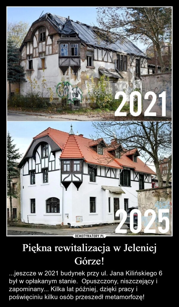 
    Piękna rewitalizacja w Jeleniej Górze!
