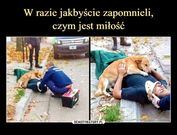 
    W razie jakbyście zapomnieli,
czym jest miłość