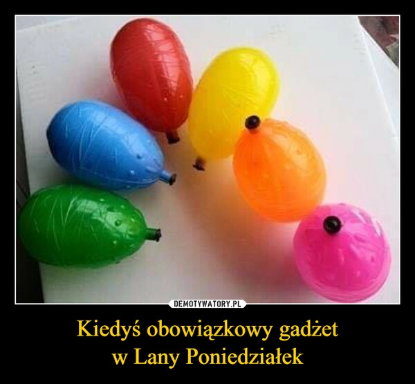 
    Kiedyś obowiązkowy gadżet
w Lany Poniedziałek