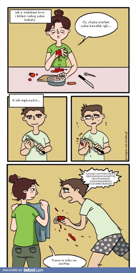 I kto tu jest bardziej męski