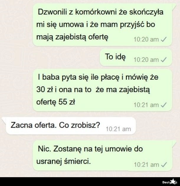 
    Świetna oferta dla stałego klienta 