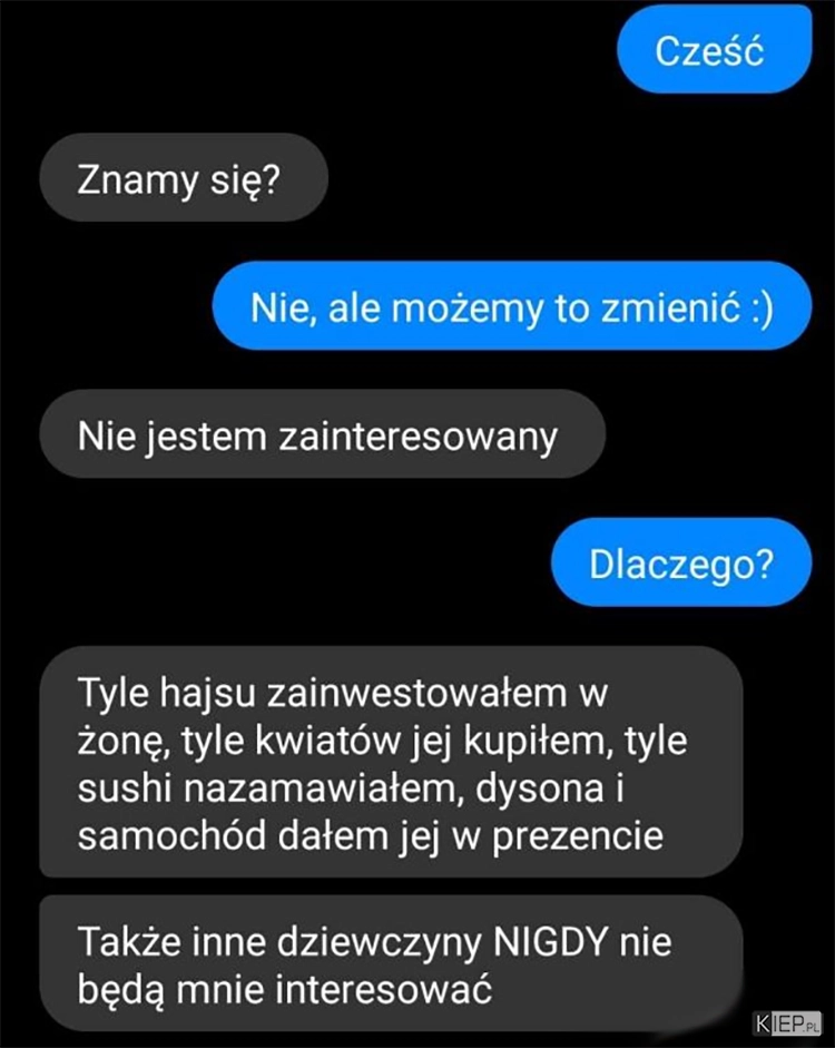 
    Zbyt dużo zainwestowane