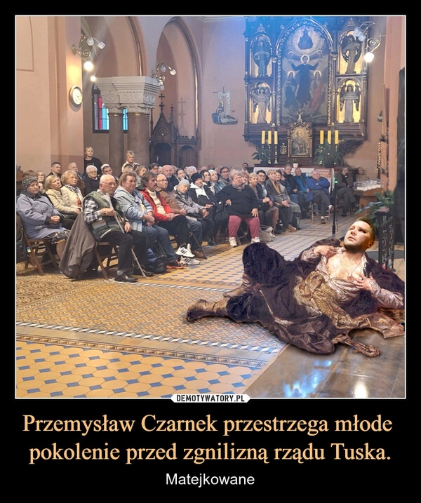 
    Przemysław Czarnek przestrzega młode 
pokolenie przed zgnilizną rządu Tuska.