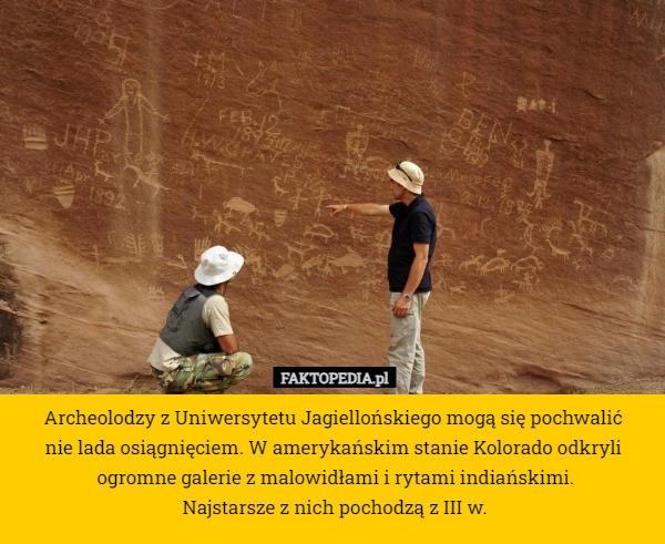 
    Archeolodzy z Uniwersytetu Jagiellońskiego mogą się pochwalić 
nie lada