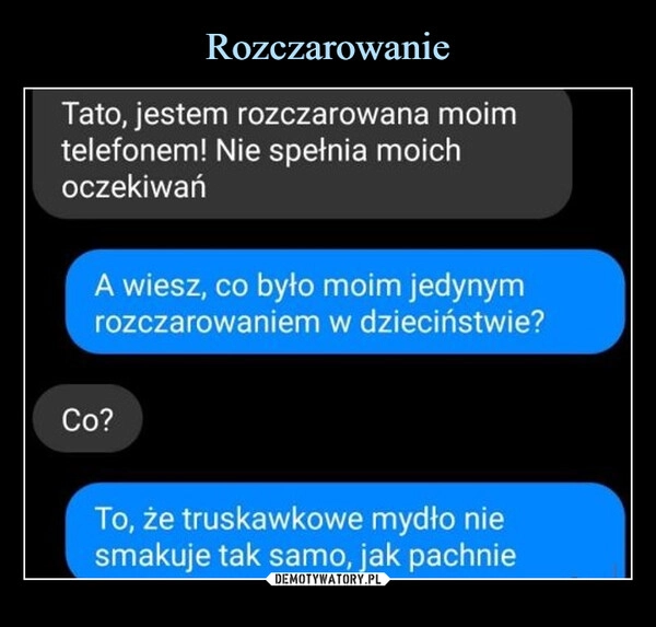 
    Rozczarowanie