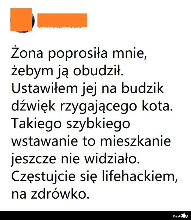 
    Budzenie żony 