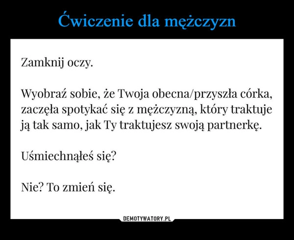 
    Ćwiczenie dla mężczyzn