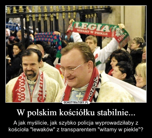 
    W polskim kościółku stabilnie...