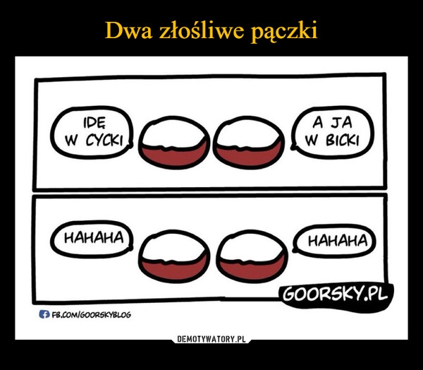 
    Dwa złośliwe pączki