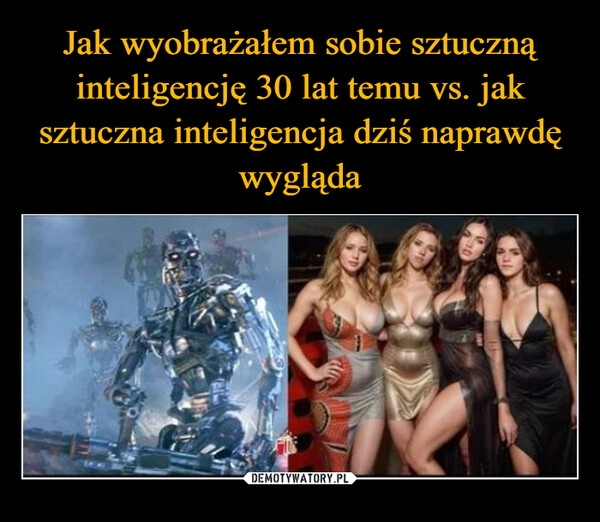 
    Jak wyobrażałem sobie sztuczną inteligencję 30 lat temu vs. jak sztuczna inteligencja dziś naprawdę wygląda