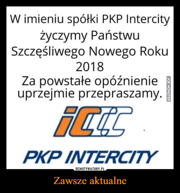 
    Zawsze aktualne