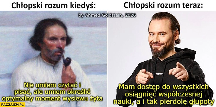 Chłopski rozum dzisiaj: Stanowski mam dostęp do wszystkich osiągnięć współczesnej nauki a i tak gadam głupoty