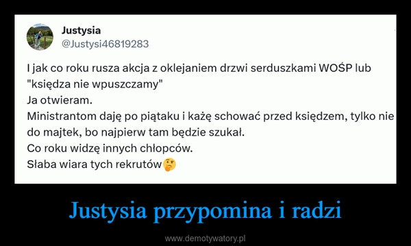 
    Justysia przypomina i radzi