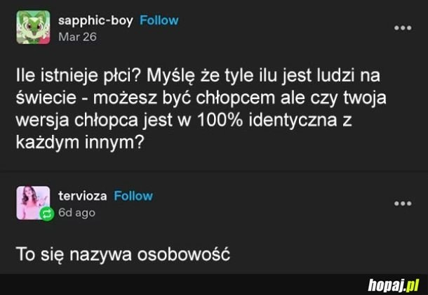 
    Ile jest płci