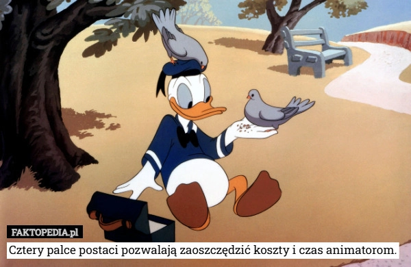 
    Cztery palce postaci pozwalają zaoszczędzić koszty i czas animatorom.