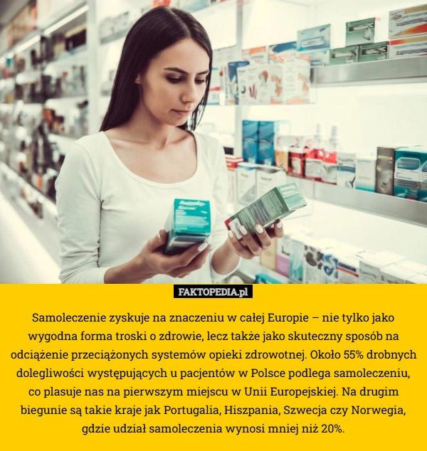 
    Samoleczenie zyskuje na znaczeniu w całej Europie – nie tylko jako wygodna