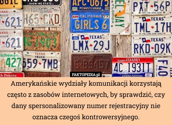 
    Amerykańskie wydziały komunikacji korzystają często z zasobów internetowych...