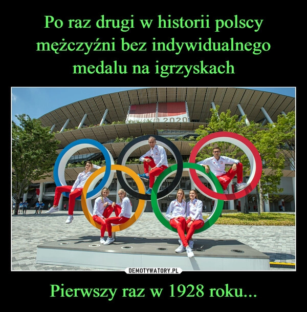 
    Po raz drugi w historii polscy mężczyźni bez indywidualnego medalu na igrzyskach Pierwszy raz w 1928 roku...