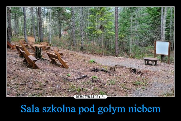 
    
Sala szkolna pod gołym niebem 