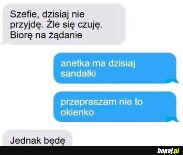 
    Anetka ma dzisiaj sandałki