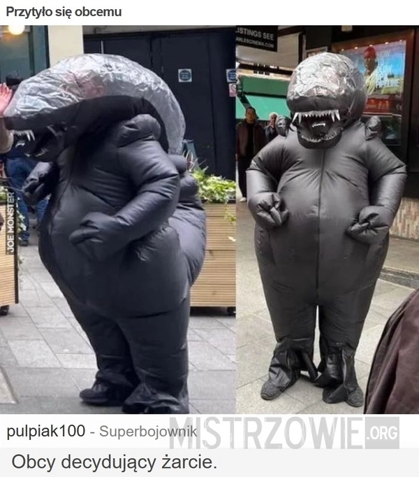 
    Przytyło się obcemu
