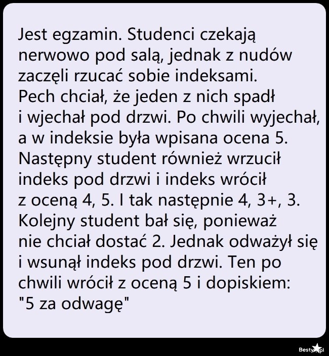 
    Student ryzykant 