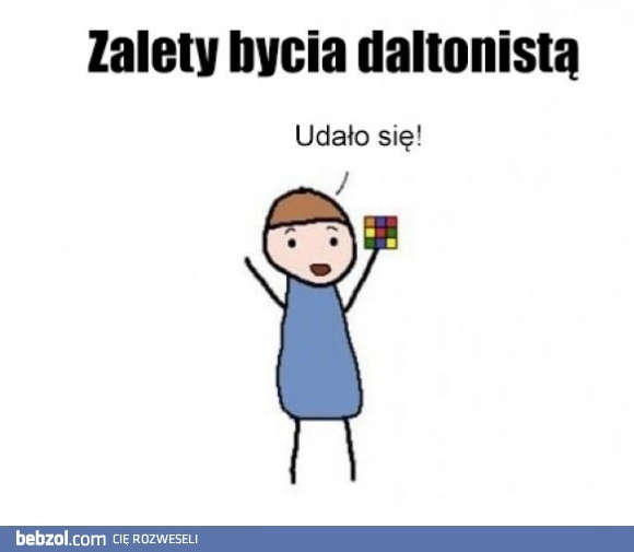 
    Zalety bycia daltonistą