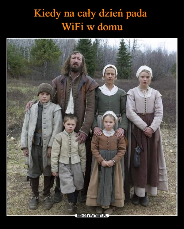 
    Kiedy na cały dzień pada 
WiFi w domu