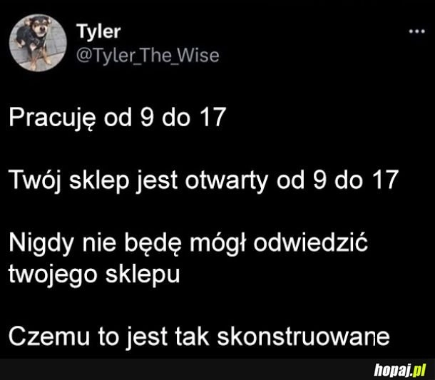 
    Czemu tak