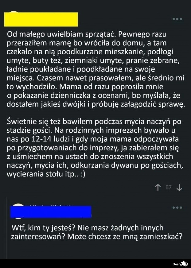 
    Miłośnik sprzątania 