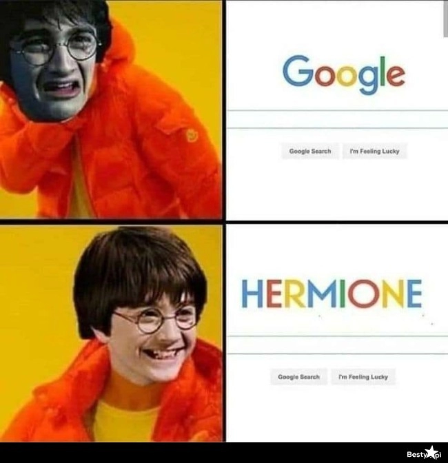 
    Hermiona lepsza, niż Google 