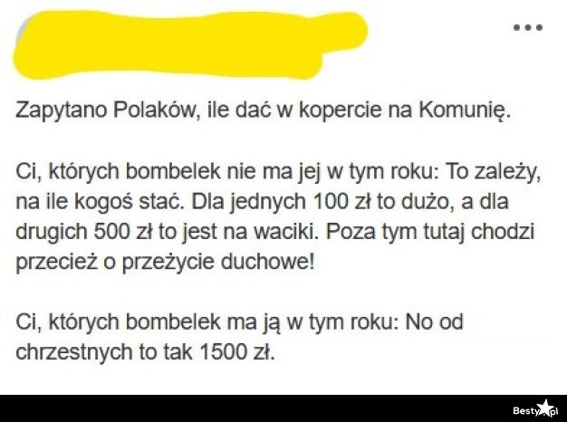 
    Komunijne szaleństwo 