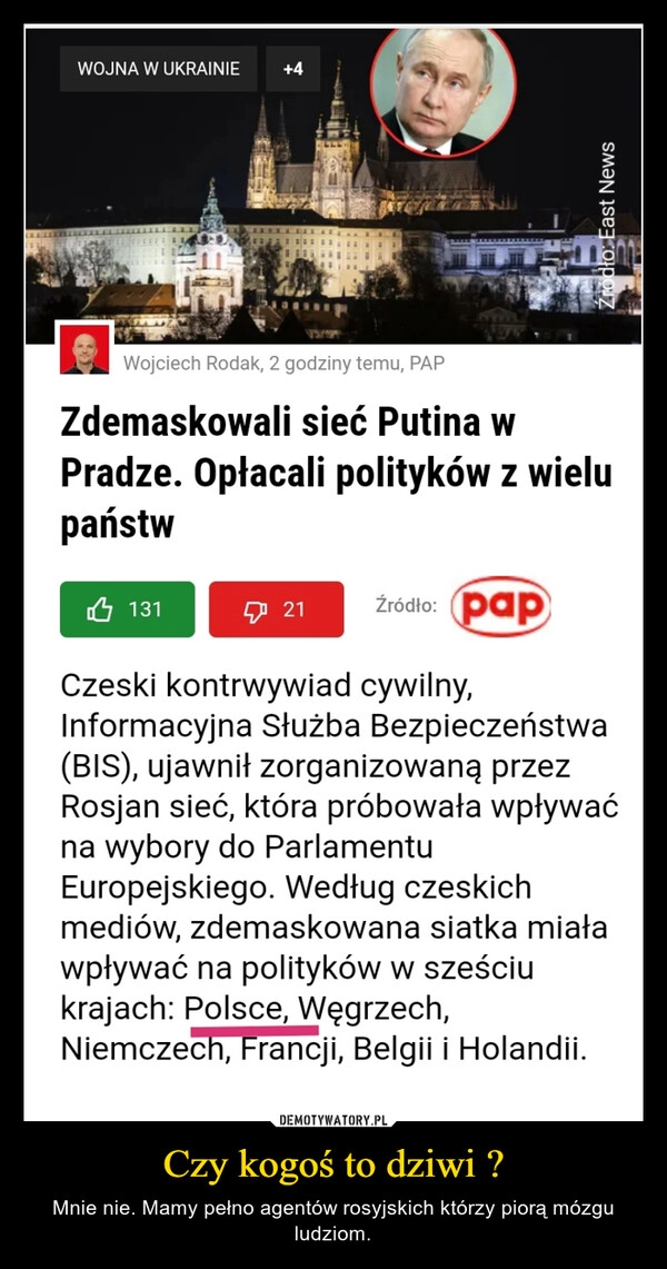 
    Czy kogoś to dziwi ?