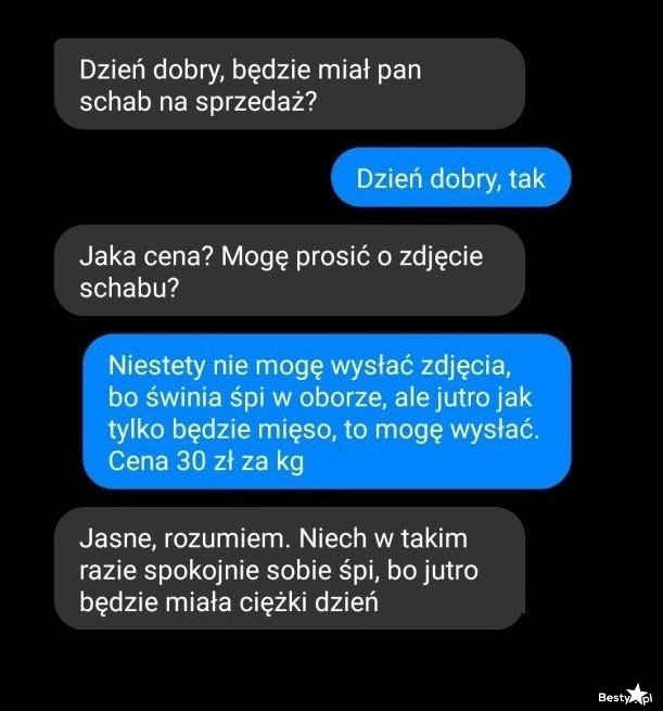 
    Prośba o zdjęcie schabu