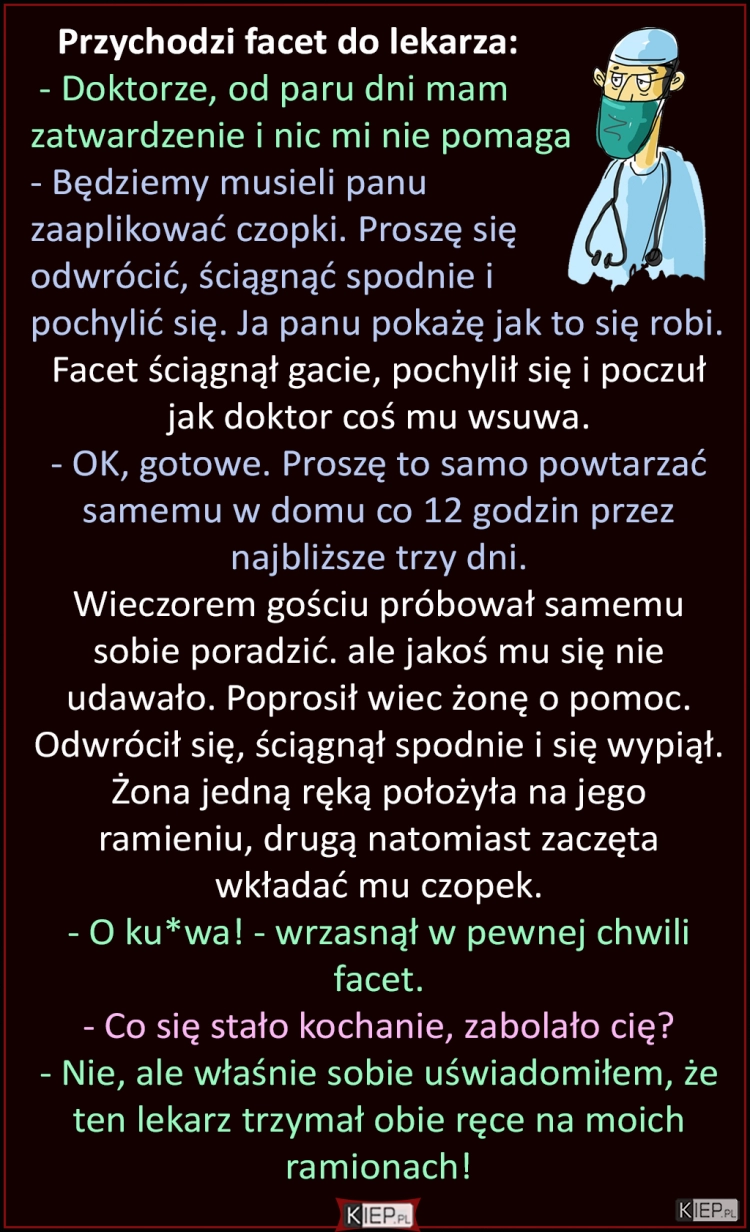 
    Doktorze, od paru dni mam zatwardzenie i nic mi nie pomaga!